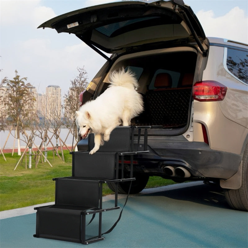 Foldable dog steps for car best sale