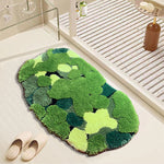 3D Irregular Moss Bath Rug