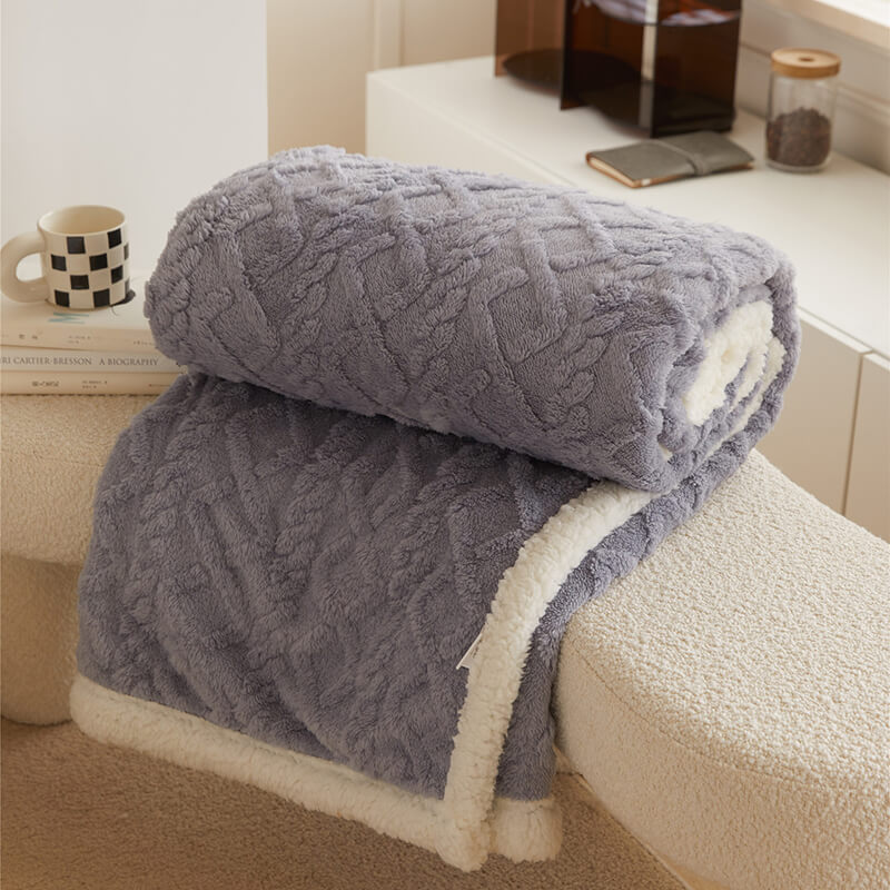 Reversible Sherpa Fleece Blankets