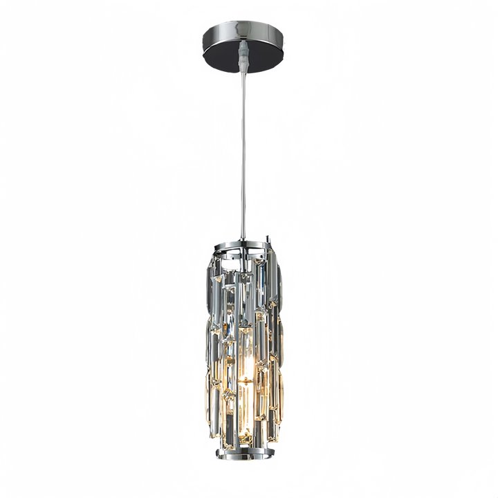 Modern Crystal Pendant Light Black/Gold/Chrome