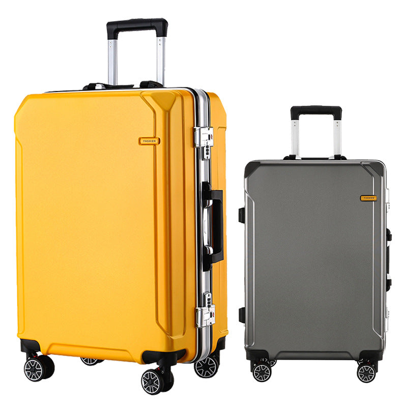 Carry On Luggage 20 inch Wide Handle Suitcase, Aluminum Frame Travel ...