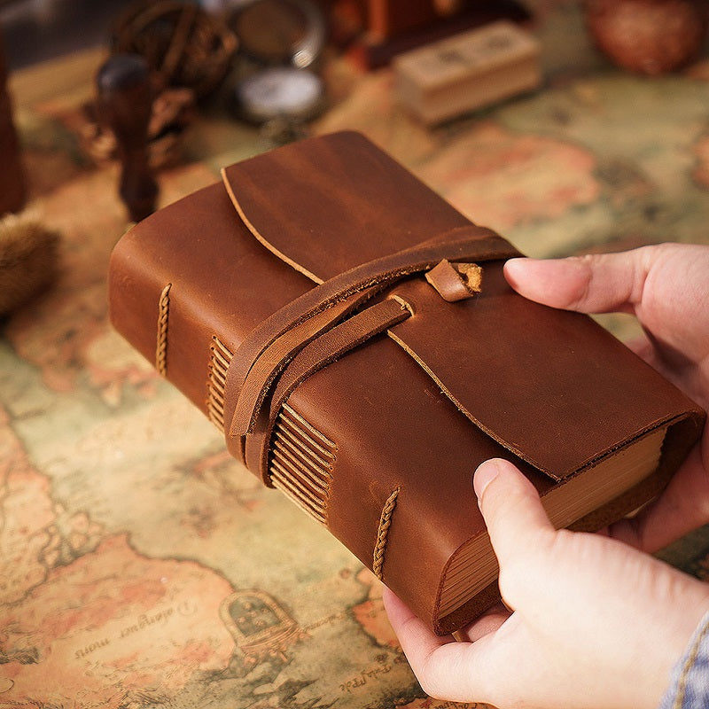 Vintage Leather Notebook for Men & Women