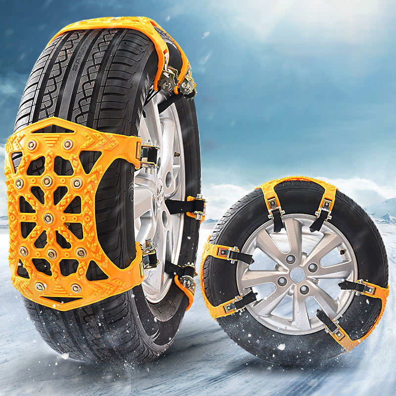 Anti Slip Snow Chains for SUV Car, 6 Pcs