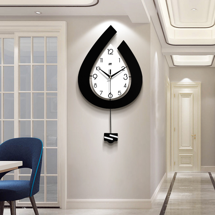 Modern Water Drop Type Wall Clock