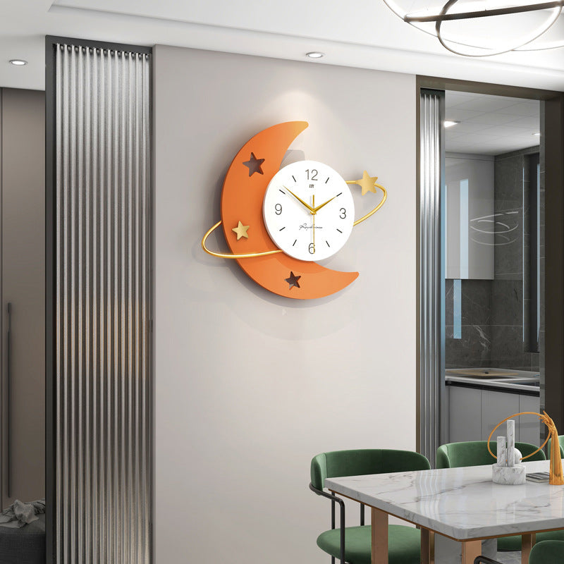 Moon Creative Decorative Wall Clock