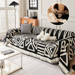 Boho Geometric Anti-cat Scratch Couch Cover