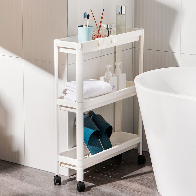 Slim Storage Trolley for Bathroom Kitchen