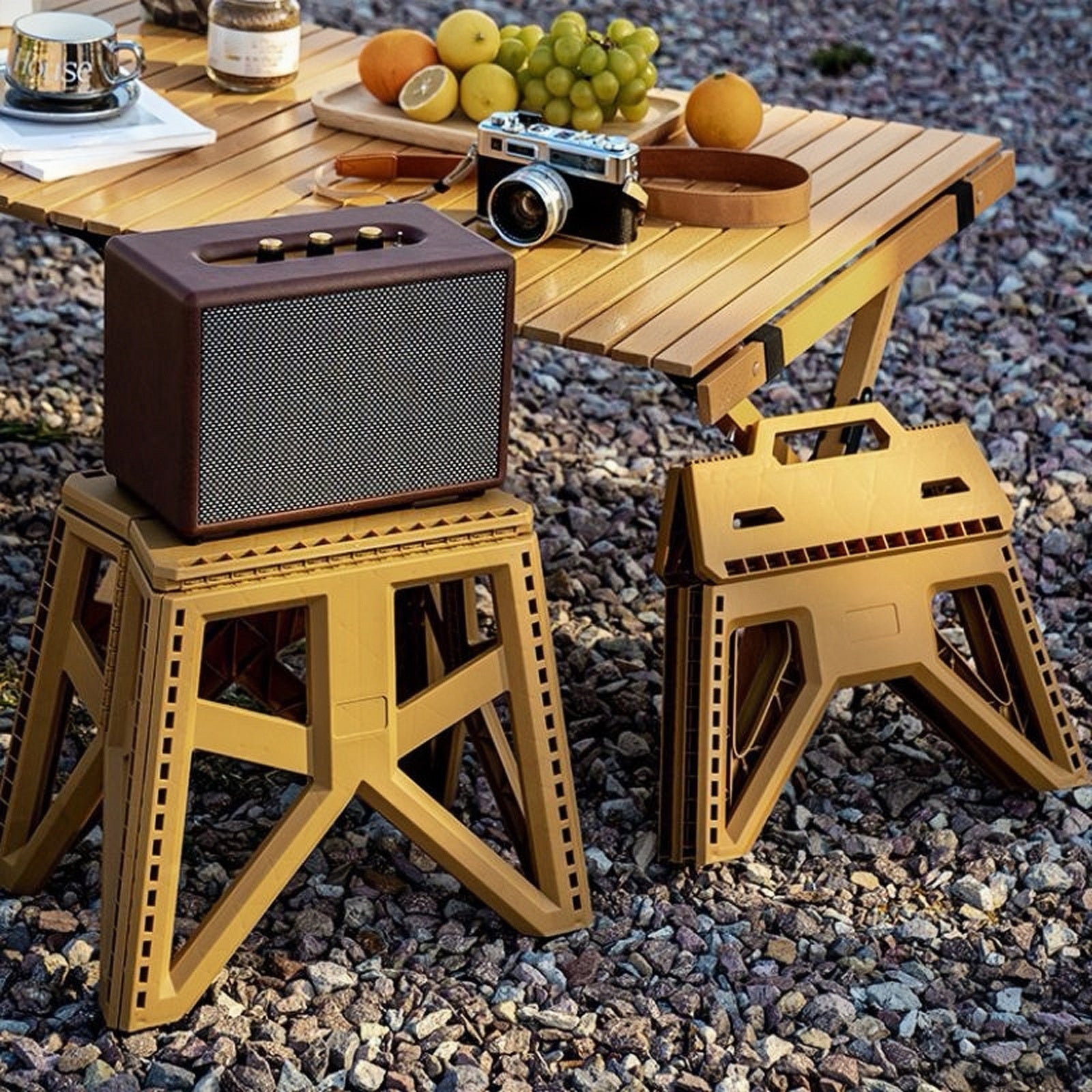 Outdoor Plastic Folding Step Stool