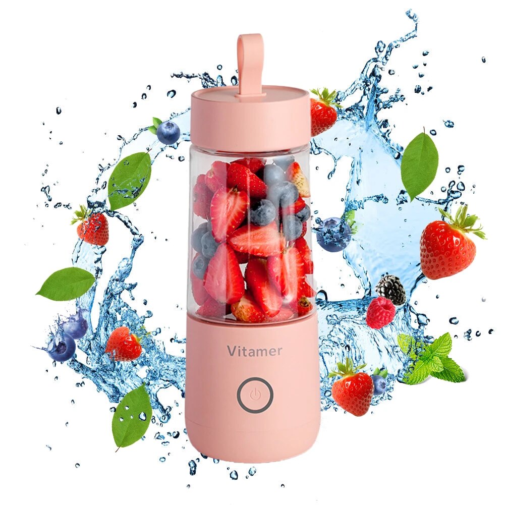 Electric Portable Blender Bottle for Shakes and Smoothies