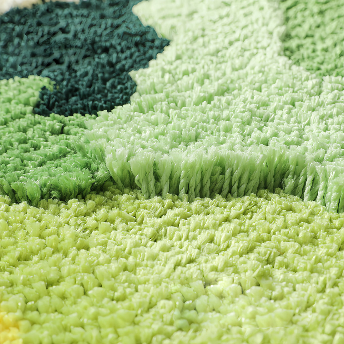 3D Irregular Moss Bath Rug