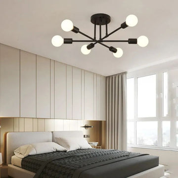 Sputnik Chandeliers Semi Flush Mount Ceiling Light