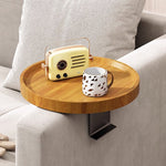 Adjustable Round Couch Arm Table
