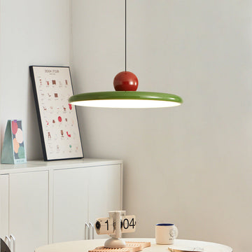 Nordic Cream Style Disc Pendant Lights