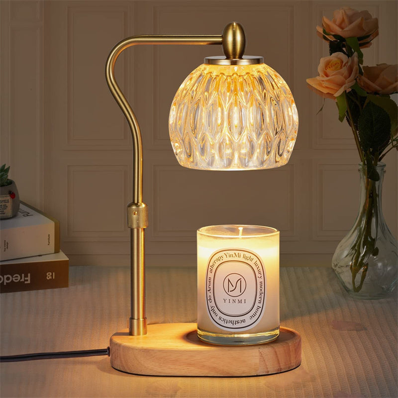 Dimmable Candle Warmer Lamp with 2 Bulbs