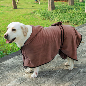 Microfiber Dog Drying Robe/Coat