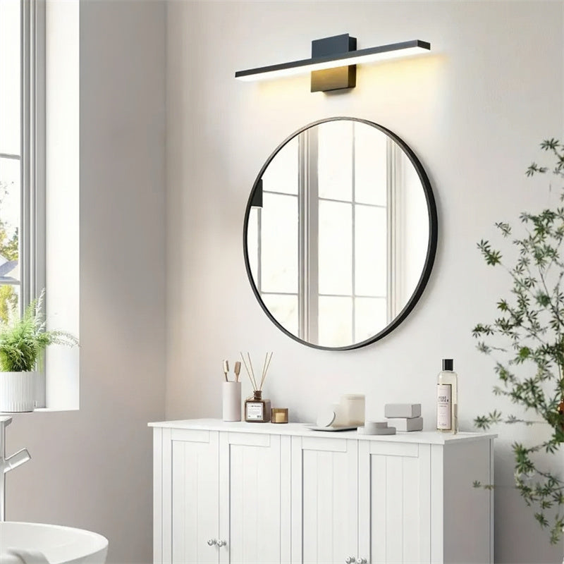 Modern Black LED Bathroom Vanity Lights