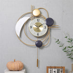 Metal Large Wall Clocks for Living Room Decor