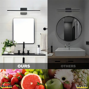 Modern Black LED Bathroom Vanity Lights