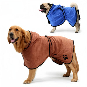 Microfiber Dog Drying Robe/Coat