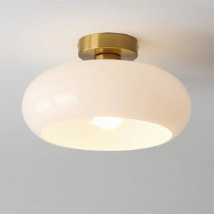 Mid-Century Semi Flush Mount Ceiling Light