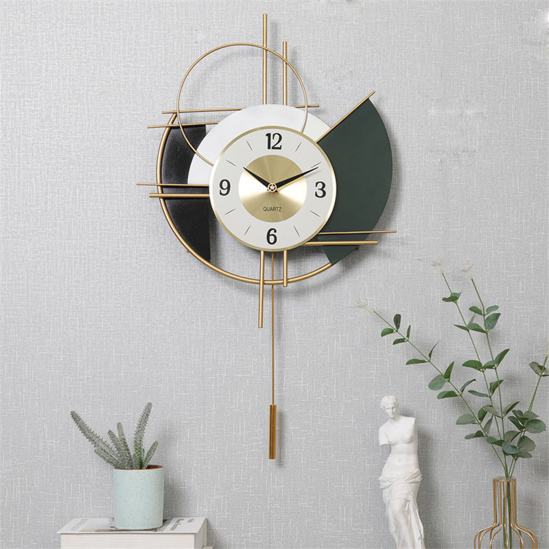 Metal Large Wall Clocks for Living Room Decor