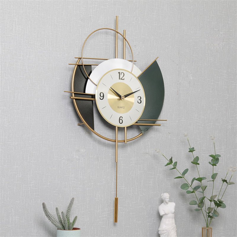 Metal Large Wall Clocks for Living Room Decor