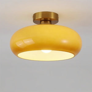 Mid-Century Semi Flush Mount Ceiling Light