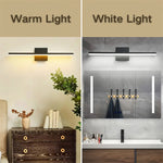 Modern Black LED Bathroom Vanity Lights