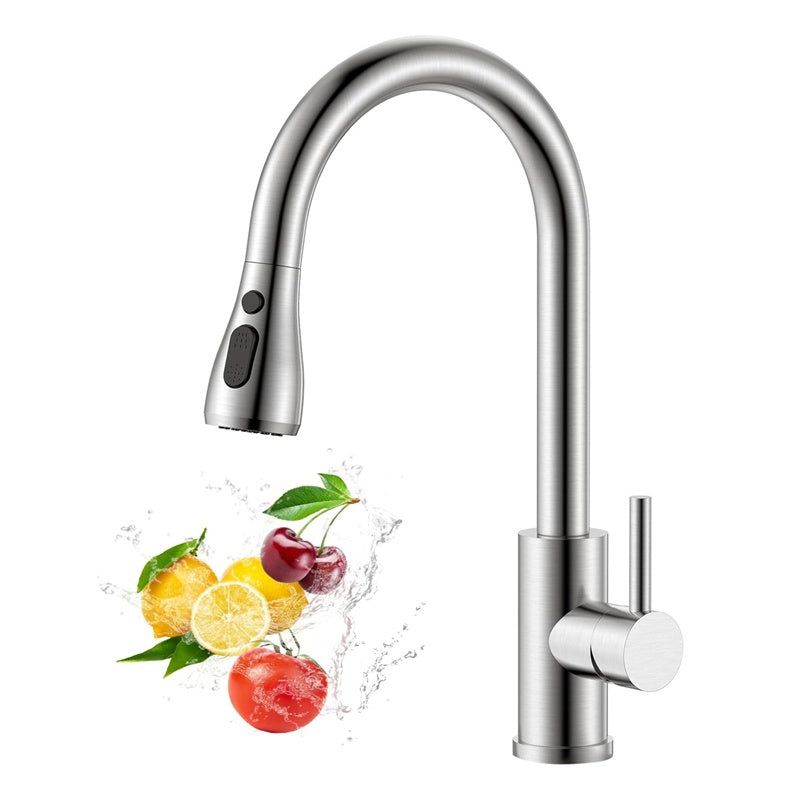 Kitchen Sink Taps with Pull Down Sprayer