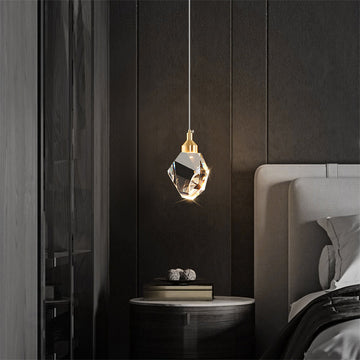 Diamond Crystal Pendant Light