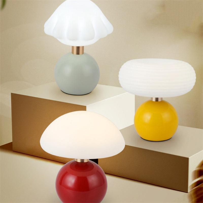 Modern Mushroom Rechargeable Table Lamp