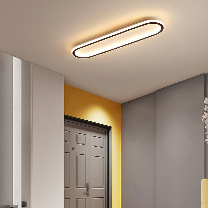 Minimalist Rectangular Flush Mount Ceiling Light