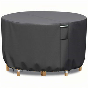 Round Garden Furniture Cover with Air Vent