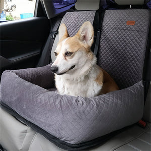 Large Dog Car Seat with Two Safety Buckles