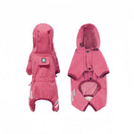 Dog Raincoat with Hood & Reflective Strap