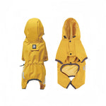 Dog Raincoat with Hood & Reflective Strap