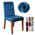 Chair Covers-Peacock blue