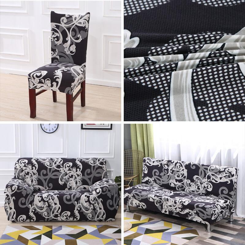 Stretchable Universal Miracle Elastic Couch Covers &Chair Covers, Pillow Covers