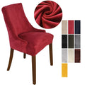  Velvet Wing Chair Covers