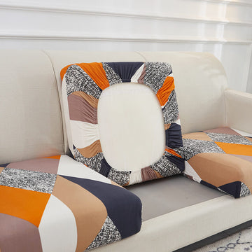 Stretch Printed Sofa Seat Cushion Cover