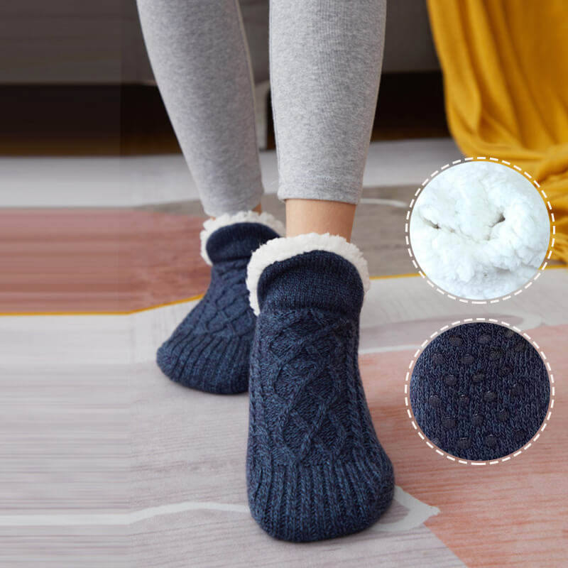 Fleece Thickening Floor Slipper Socks