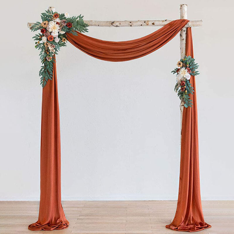 Extra Long Wedding Arch Draping Fabric 28" x 18 ft