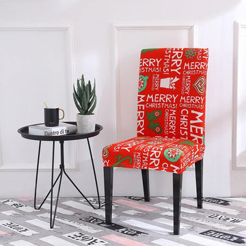 Christmas Elastic Chair Cover