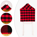 Buffalo Santa Hat Christmas Chair Back Covers