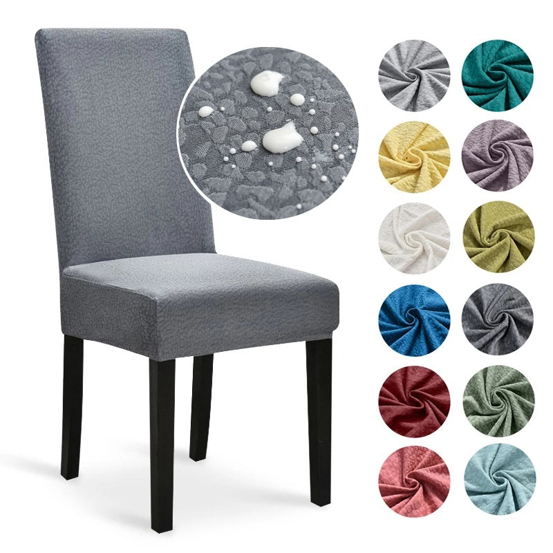 Waterproof Seersucker Dining Chair Covers