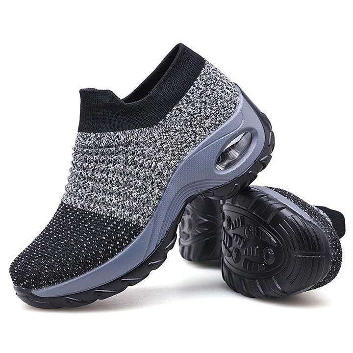 Super Soft stretchable Women's Walking Shoes Sock Sneakers