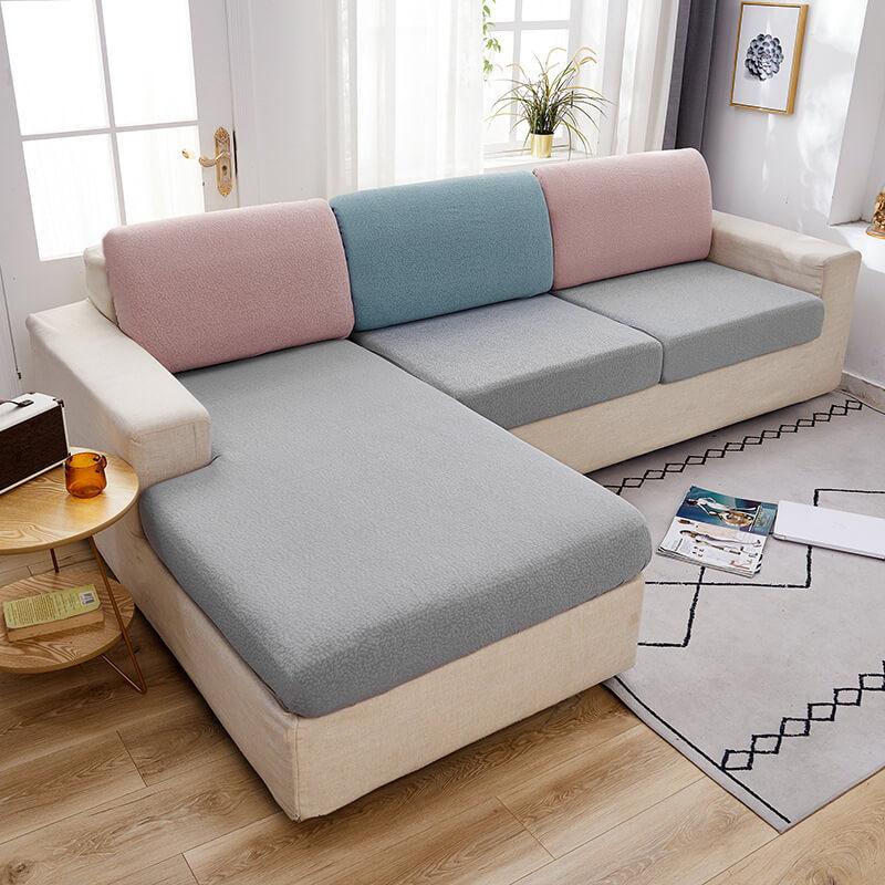 Waterproof Seersucker Sofa Cushion Covers