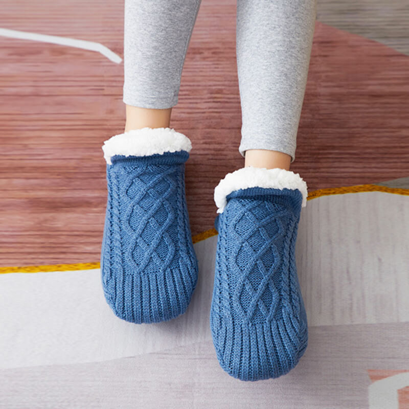 Fleece Thickening Floor Slipper Socks