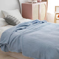 Cotton Waffle Bed Throw Blankets