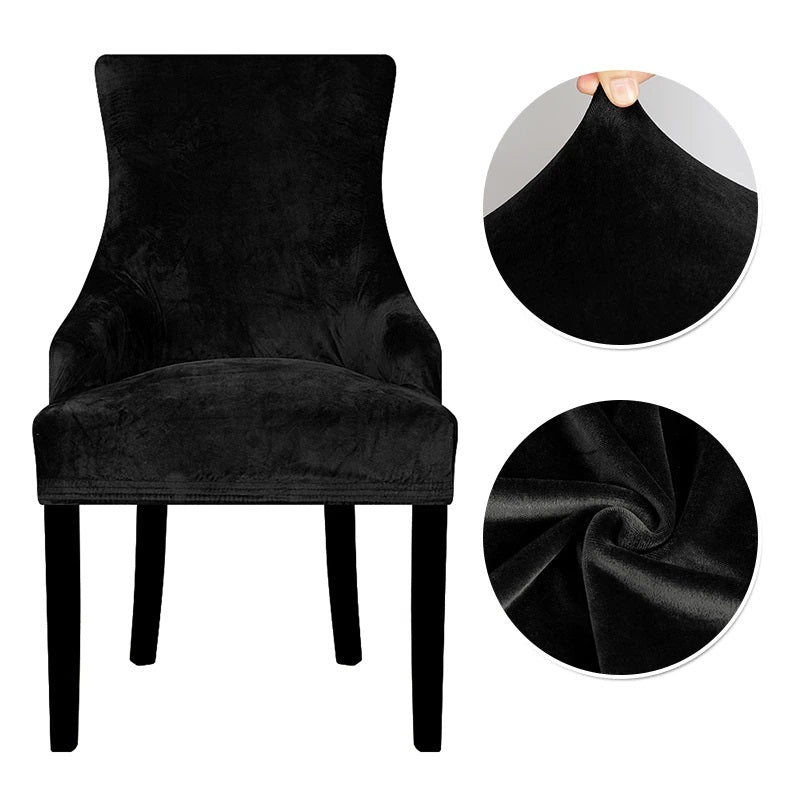  Velvet Wing Chair Covers